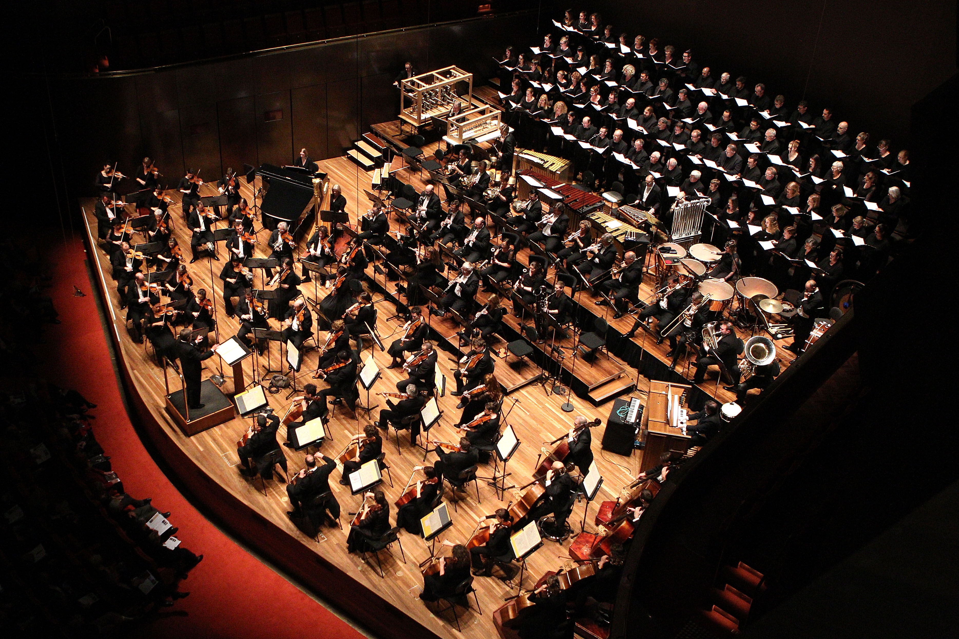 Melbourne Symphony Orchestra on stage